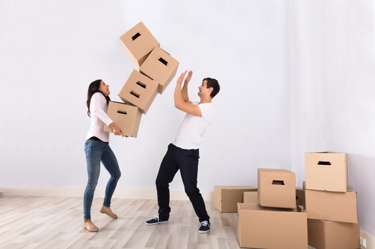 اشتباهات بسته بندی اثاث منزل