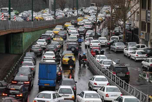 ترافیک محله های اداری تهران