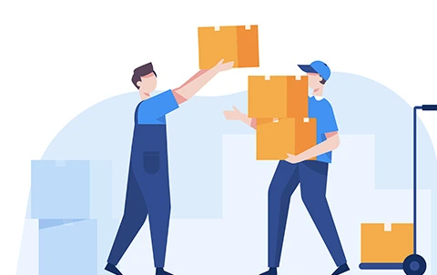 بسته بندی اثاثیه منزل با تیم مجرب و تجهیزات